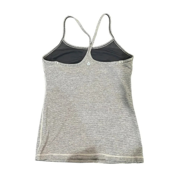Lululemon Wee Are From Space Ice Grey Alpine White Power Pose Tank Size 8 - Picture 4 of 4